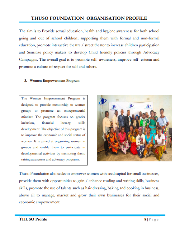 Thuso Sports Profile Page 8